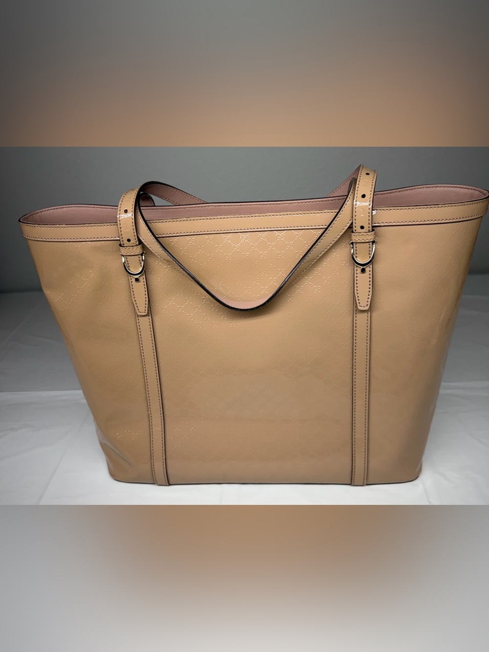 Gucci Microguccisimma Nice Patent leather tote bag - Picture 2 of 16